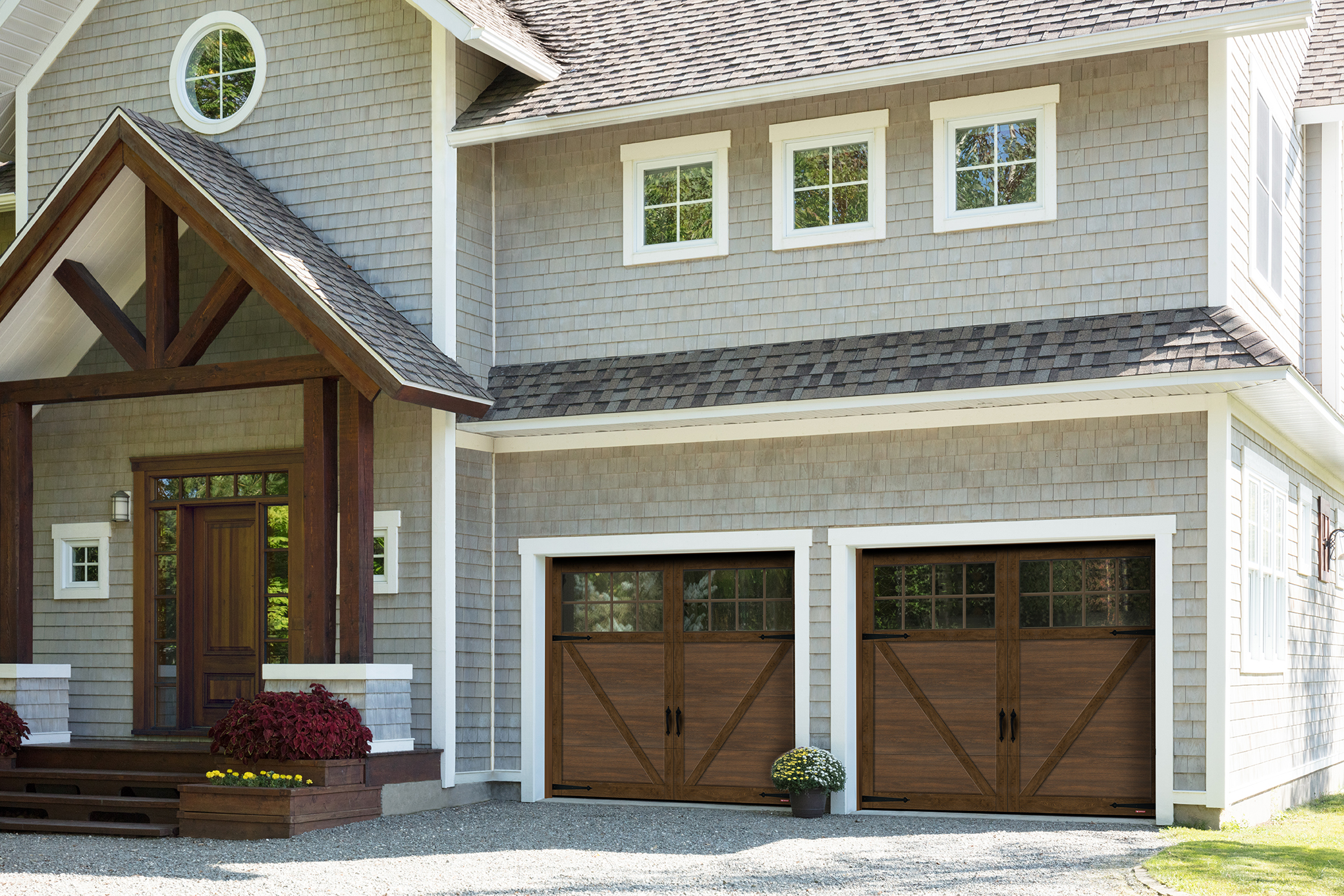 Modern garage doors