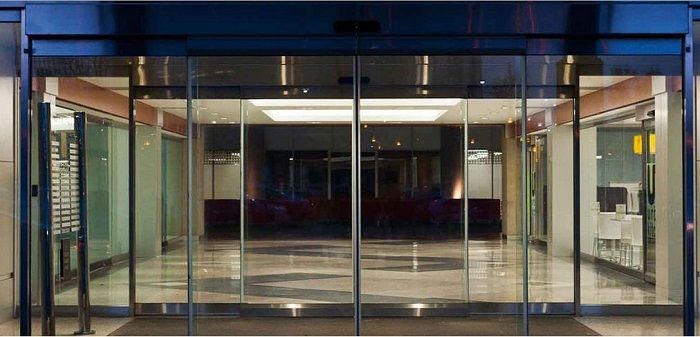 Automatic sliding door - Linear opening