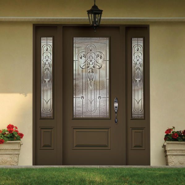 Newcastle fiberglass door
